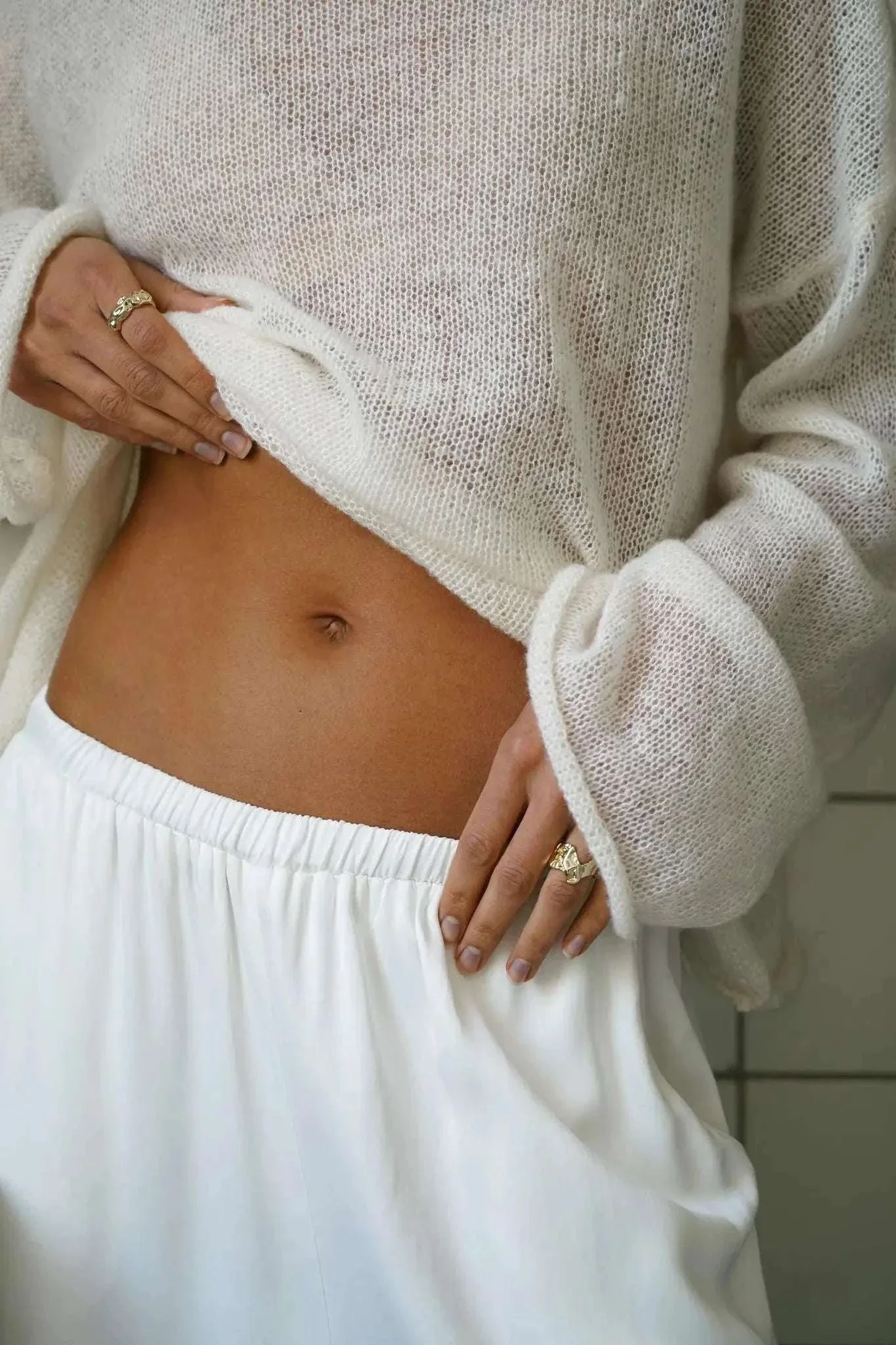 Lightweight Loose Fit Turtleneck Sweater for Women Soft Casual Pullover - Image 12