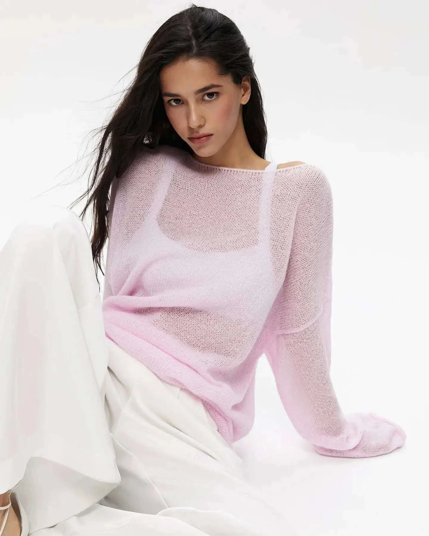 Lightweight Loose Fit Turtleneck Sweater for Women Soft Casual Pullover - Image 18