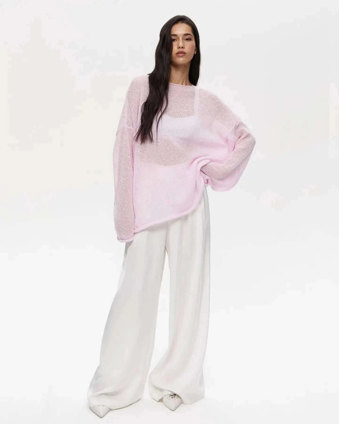 Lightweight Loose Fit Turtleneck Sweater for Women Soft Casual Pullover - Image 19
