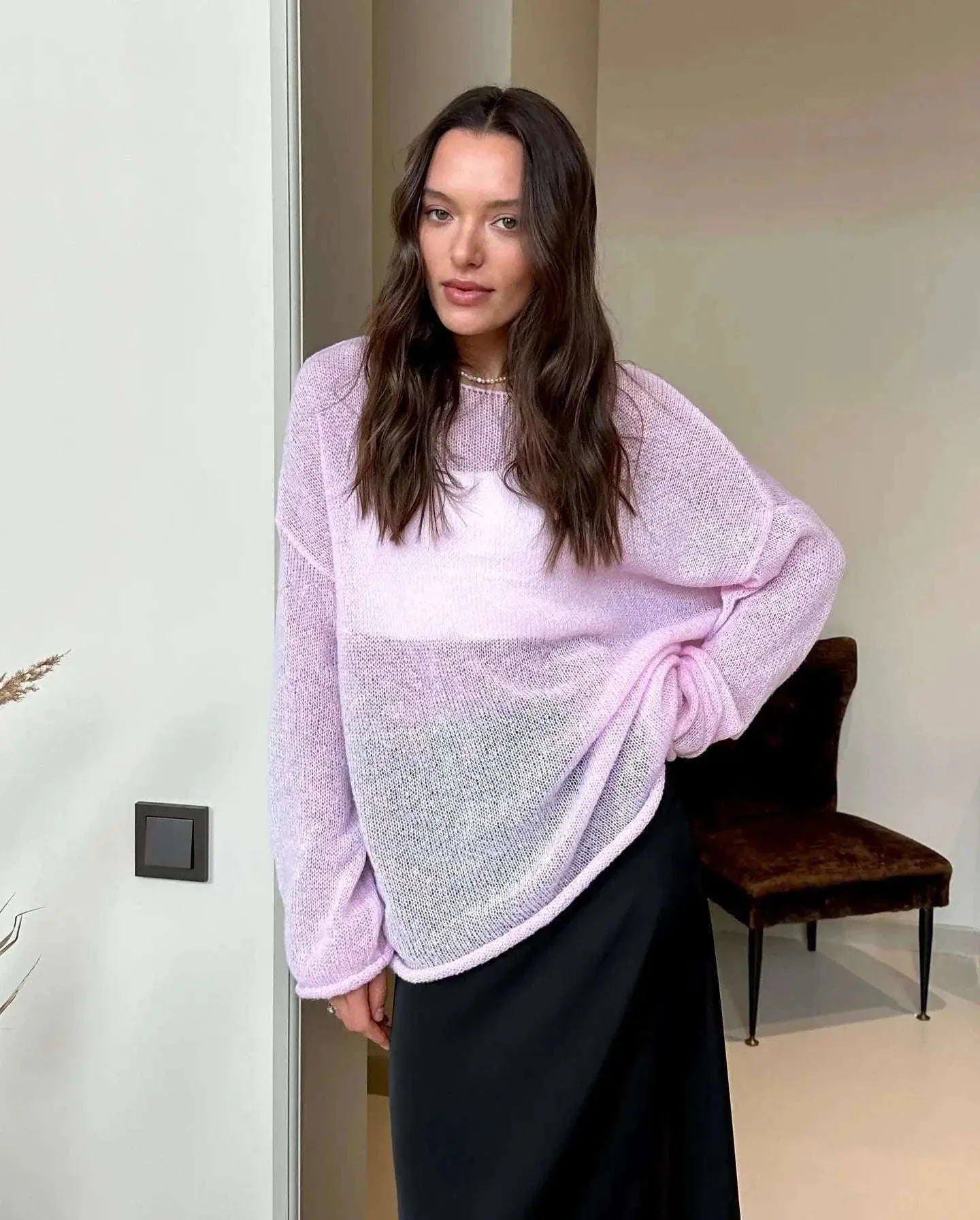 Lightweight Loose Fit Turtleneck Sweater for Women Soft Casual Pullover - Image 20