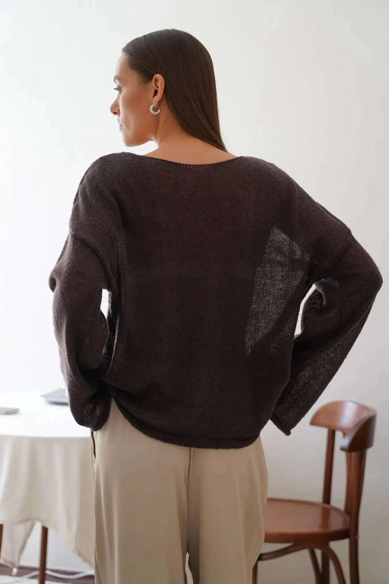 Lightweight Loose Fit Turtleneck Sweater for Women Soft Casual Pullover - Image 30