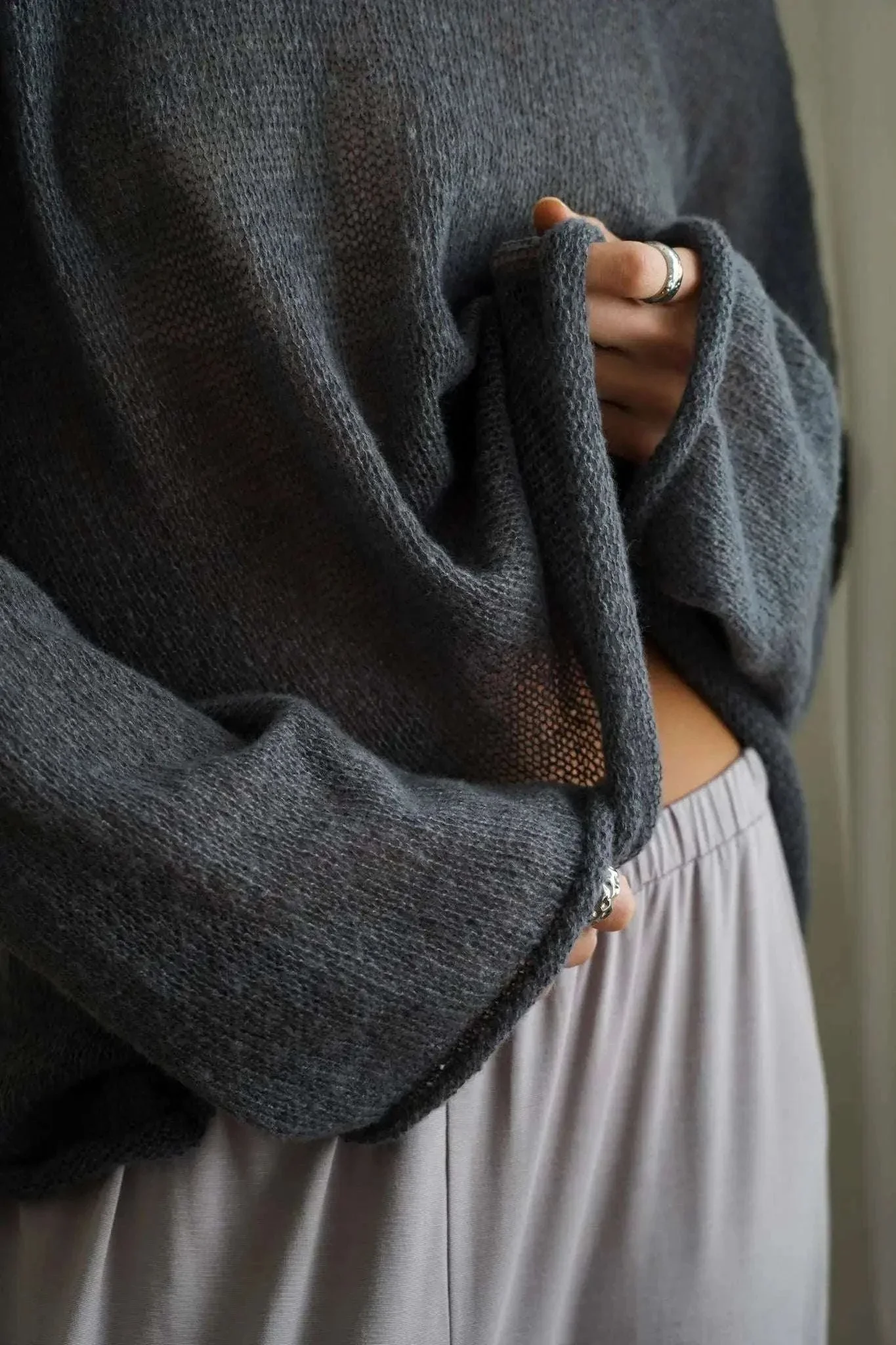 Lightweight Loose Fit Turtleneck Sweater for Women Soft Casual Pullover - Image 35