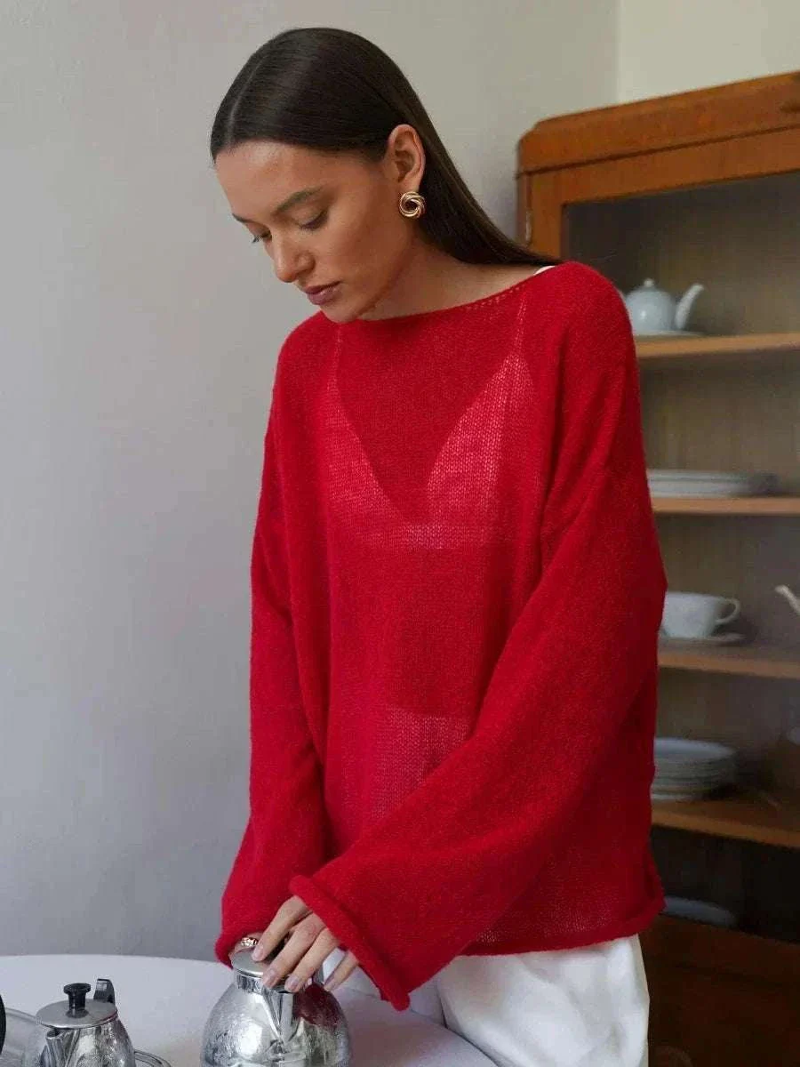 Lightweight Loose Fit Turtleneck Sweater for Women Soft Casual Pullover - Image 39