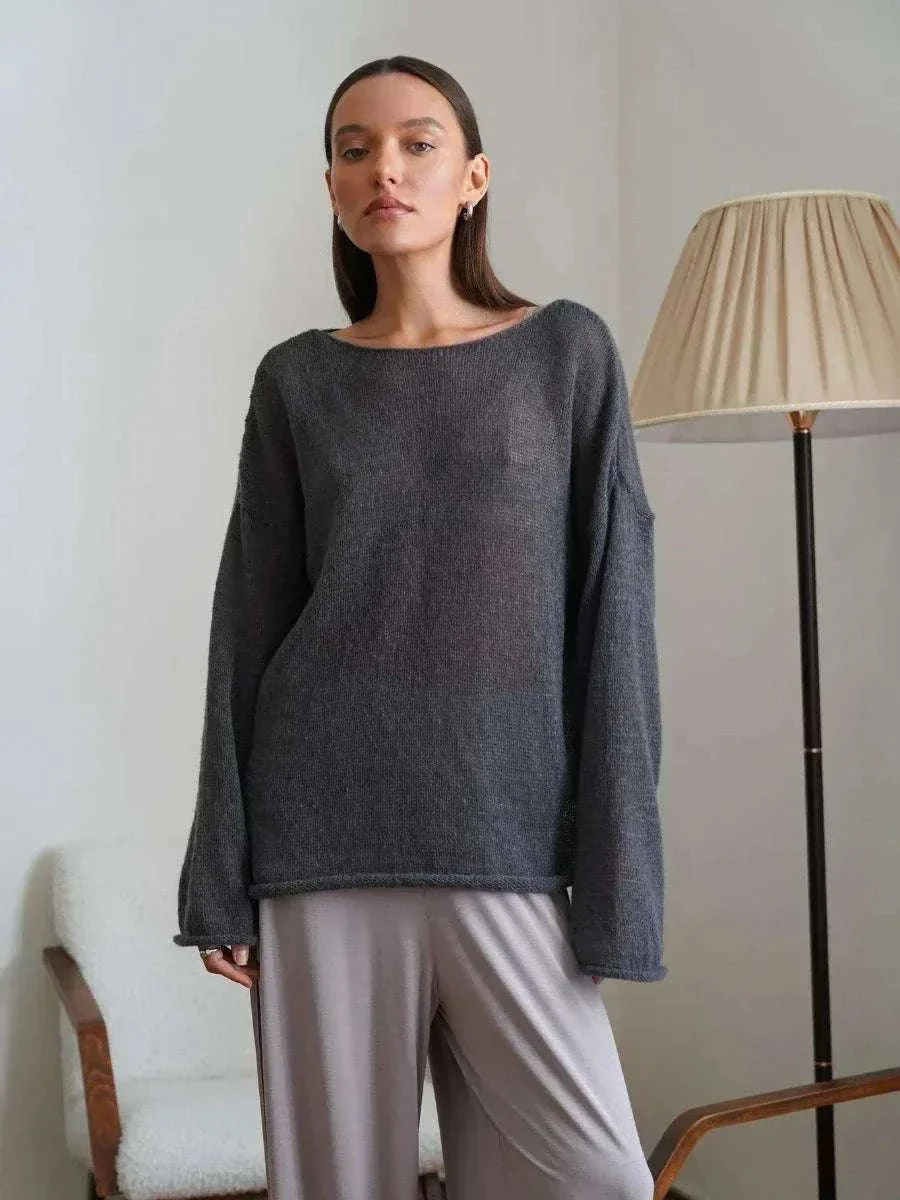 Lightweight Loose Fit Turtleneck Sweater for Women Soft Casual Pullover - Image 41
