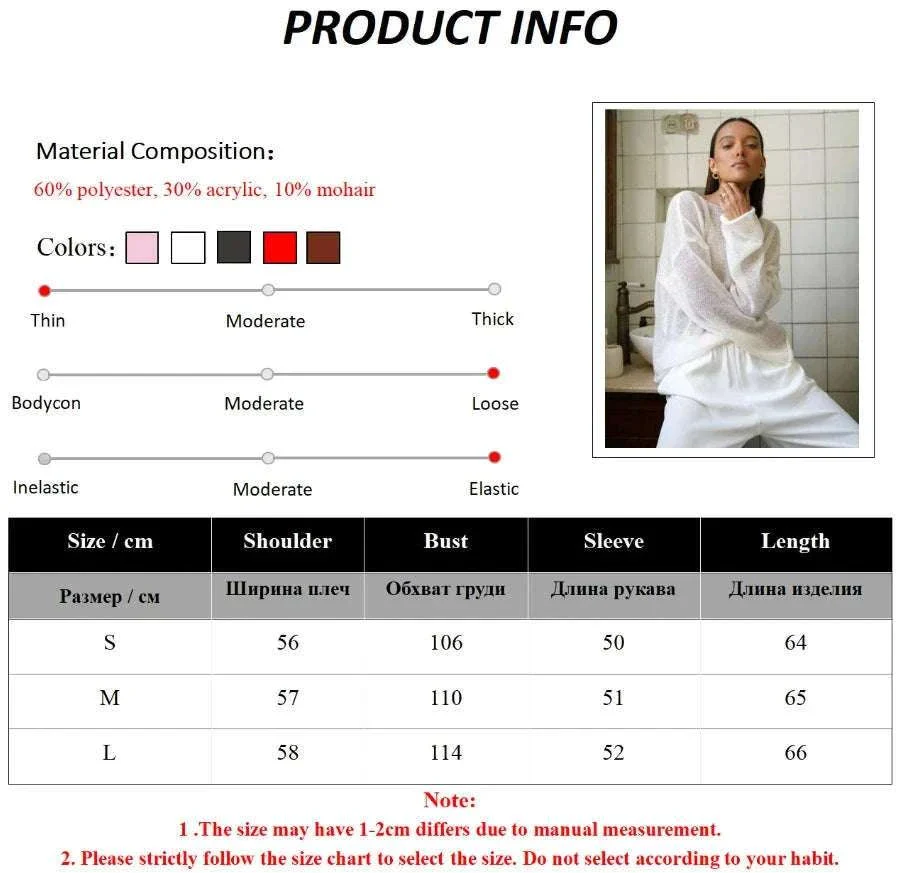 Lightweight Loose Fit Turtleneck Sweater for Women Soft Casual Pullover - Image 5