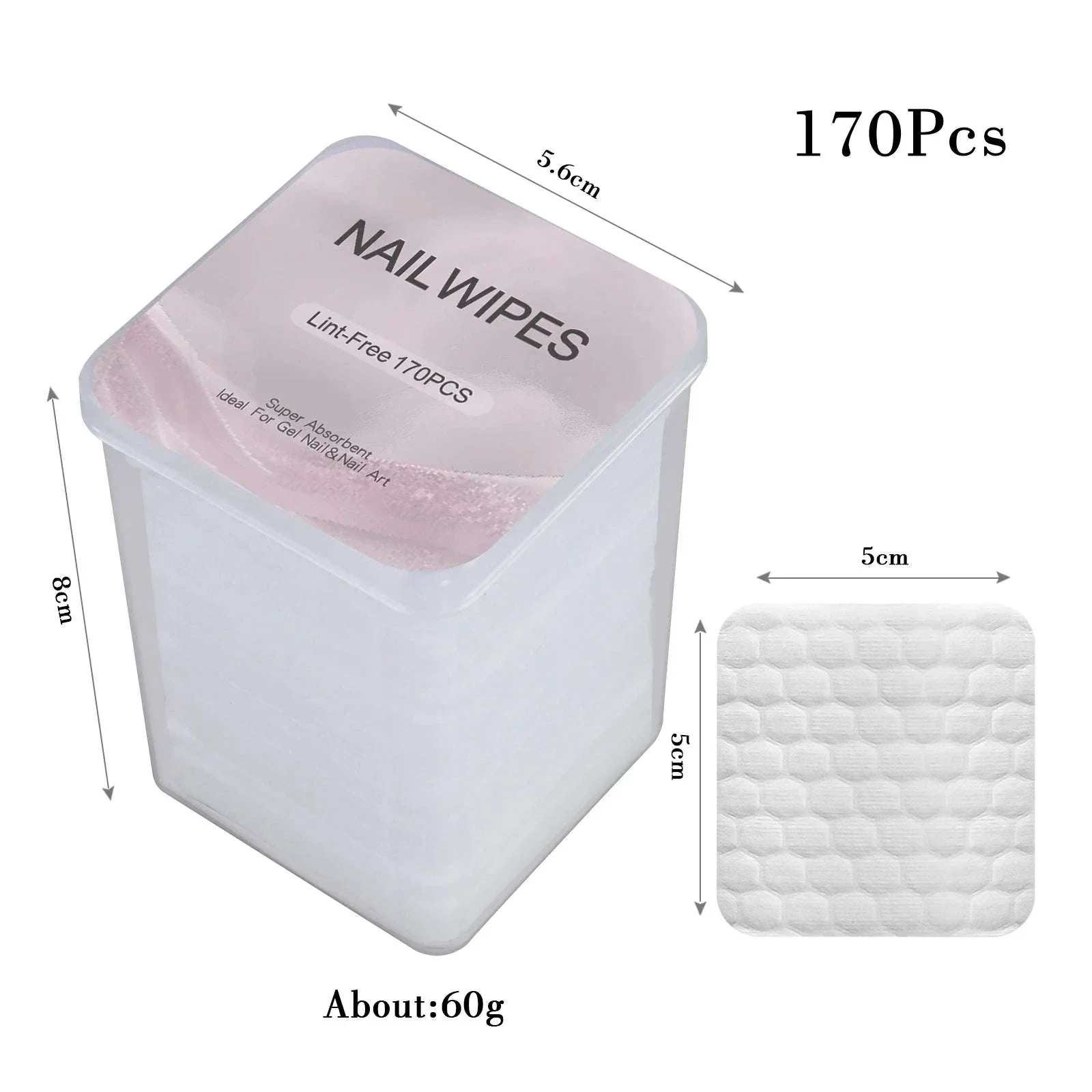 Lint-Free Nail Wipes for Clean Manicure Prep and Gel Removal - Image 13