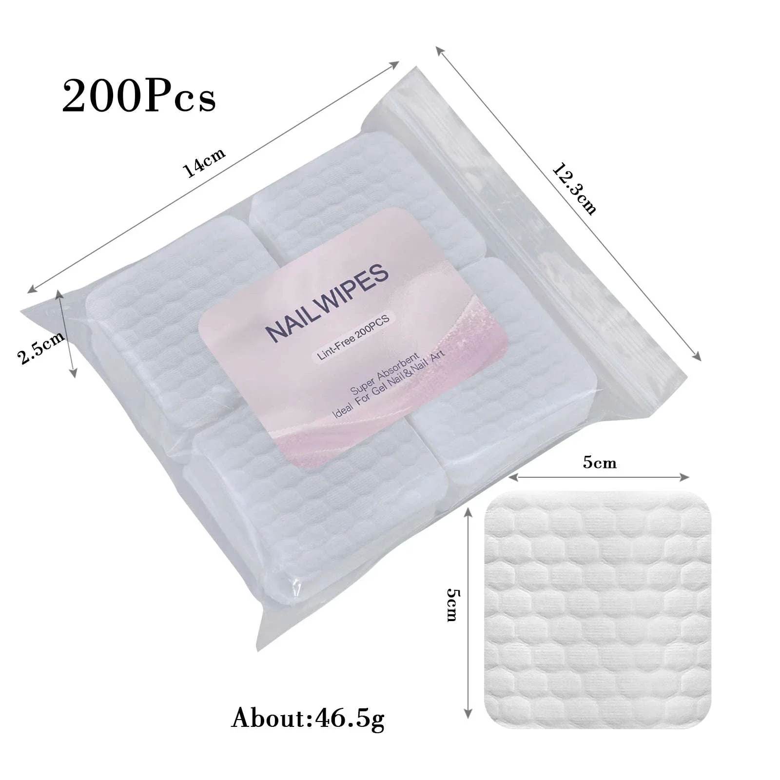 Lint-Free Nail Wipes for Clean Manicure Prep and Gel Removal - Image 15