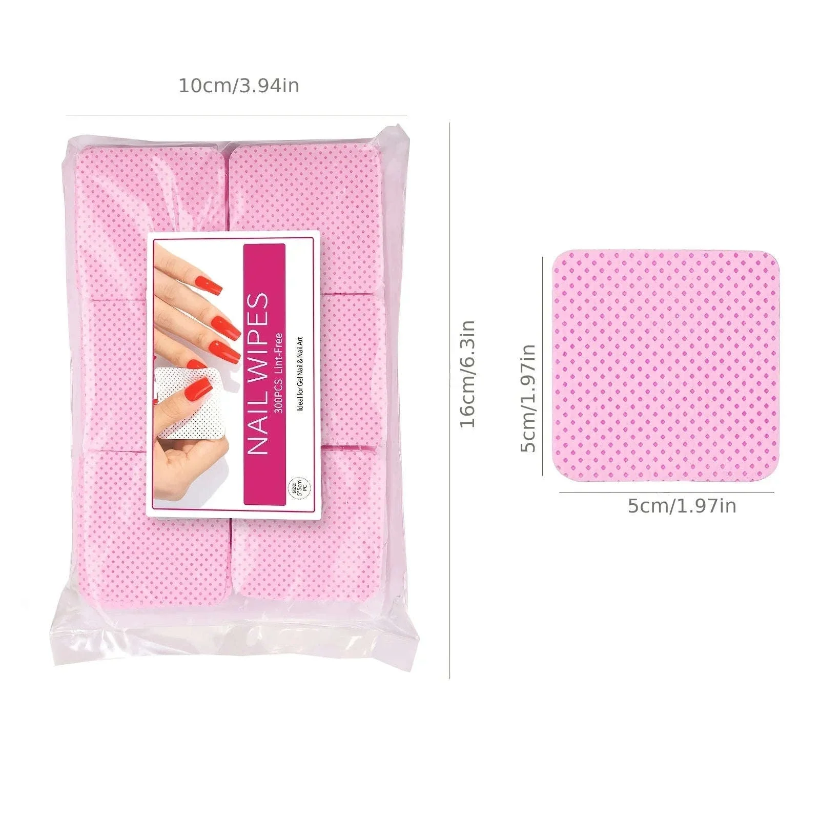 Lint-Free Nail Wipes for Clean Manicure Prep and Gel Removal - Image 4