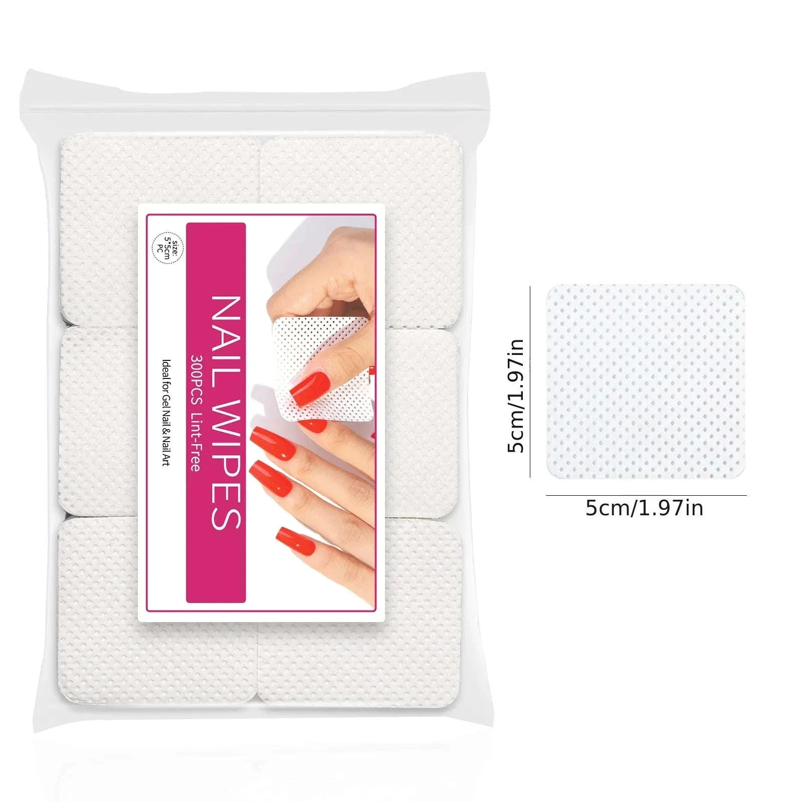 Lint-Free Nail Wipes for Clean Manicure Prep and Gel Removal - Image 7