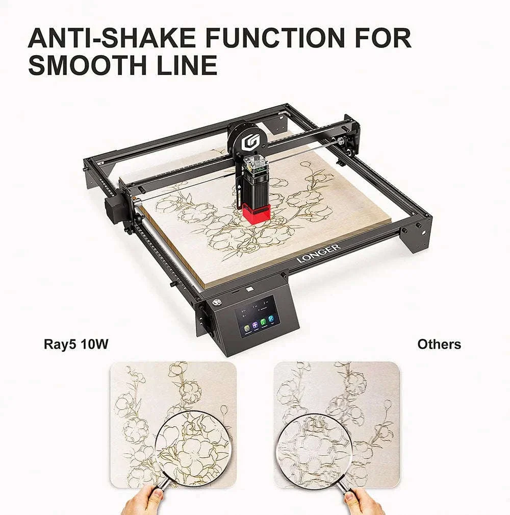 LONGER RAY5 10W Laser Engraver, 0.06mm Precision Spot - Image 17