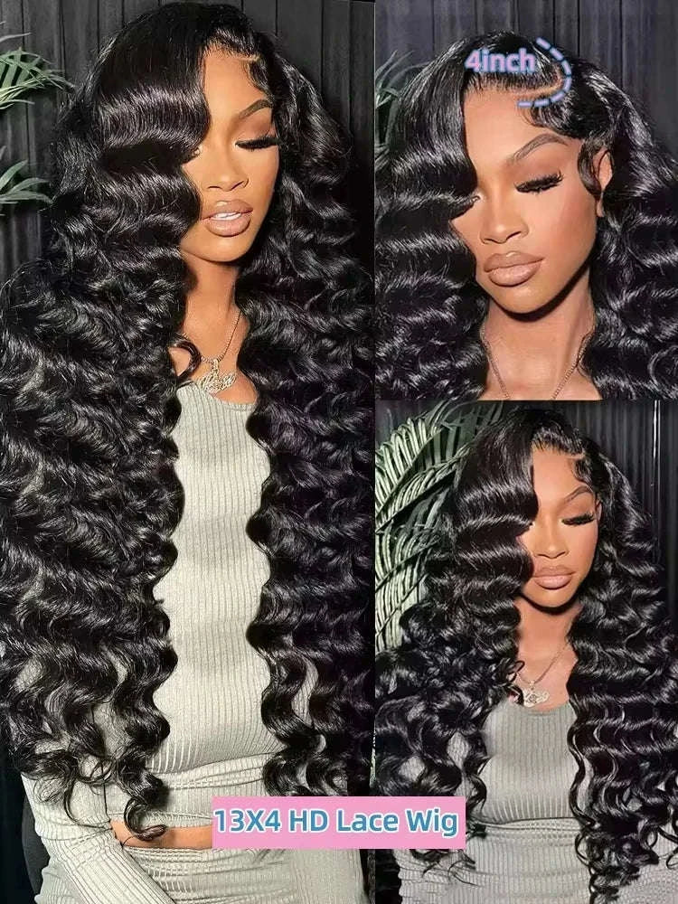 Loose Deep Wave HD Lace Frontal Human Hair Wig - Image 27