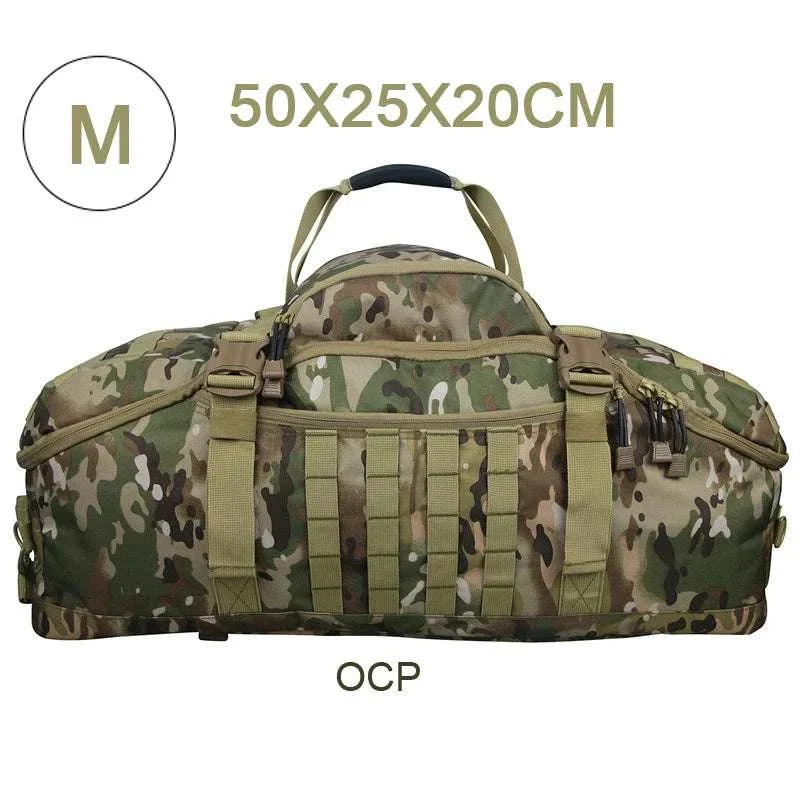 3-Way Tactical Duffel Backpack 30L 50L 80L Travel Hiking Bag - Image 26