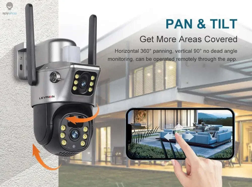 4G Solar Security Camera with Dual-Lens 4K Outdoor Surveillance - Image 14