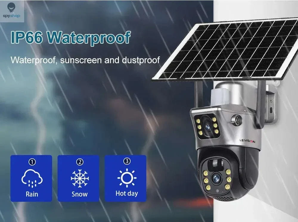 4G Solar Security Camera with Dual-Lens 4K Outdoor Surveillance - Image 15