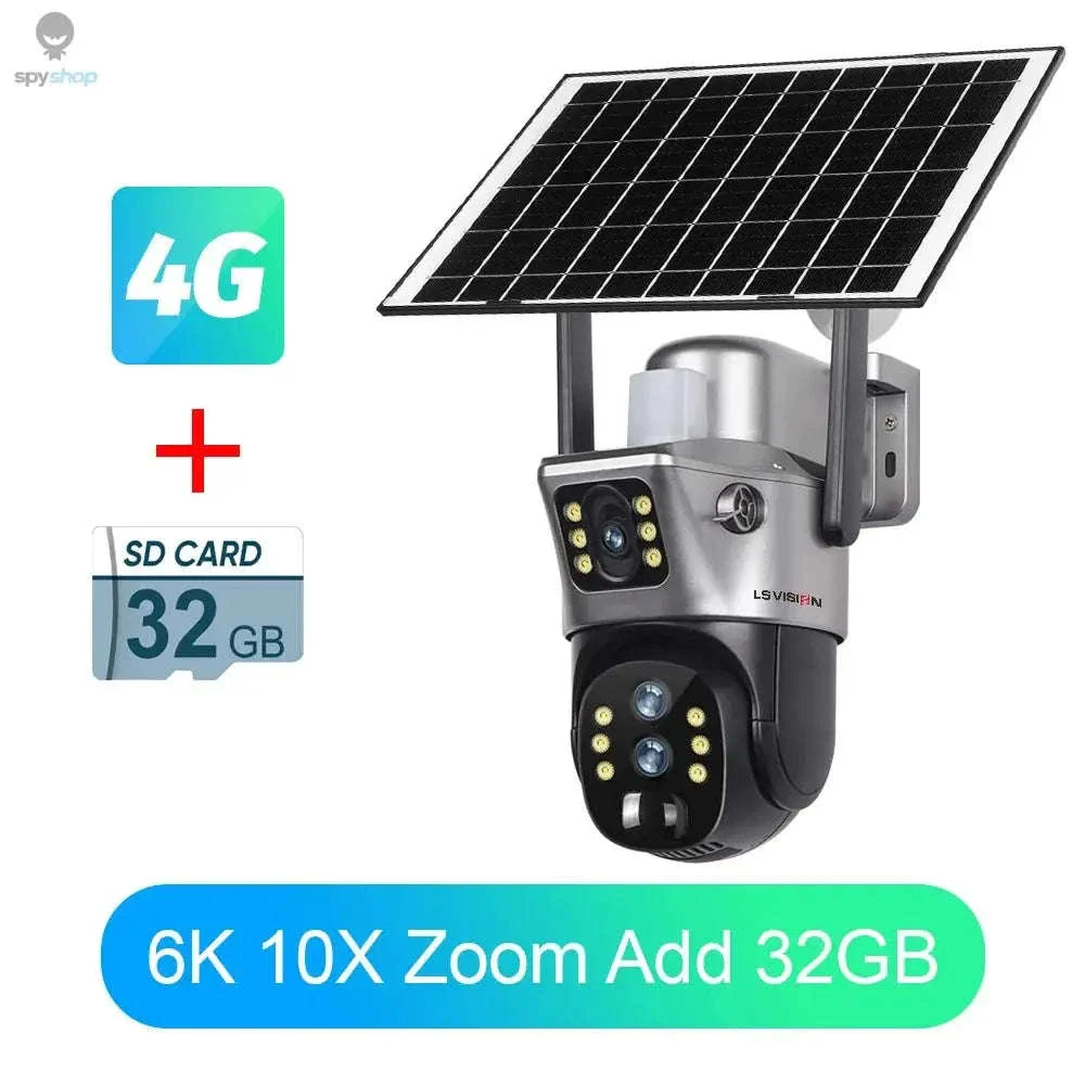 4G Solar Security Camera with Dual-Lens 4K Outdoor Surveillance - Image 41
