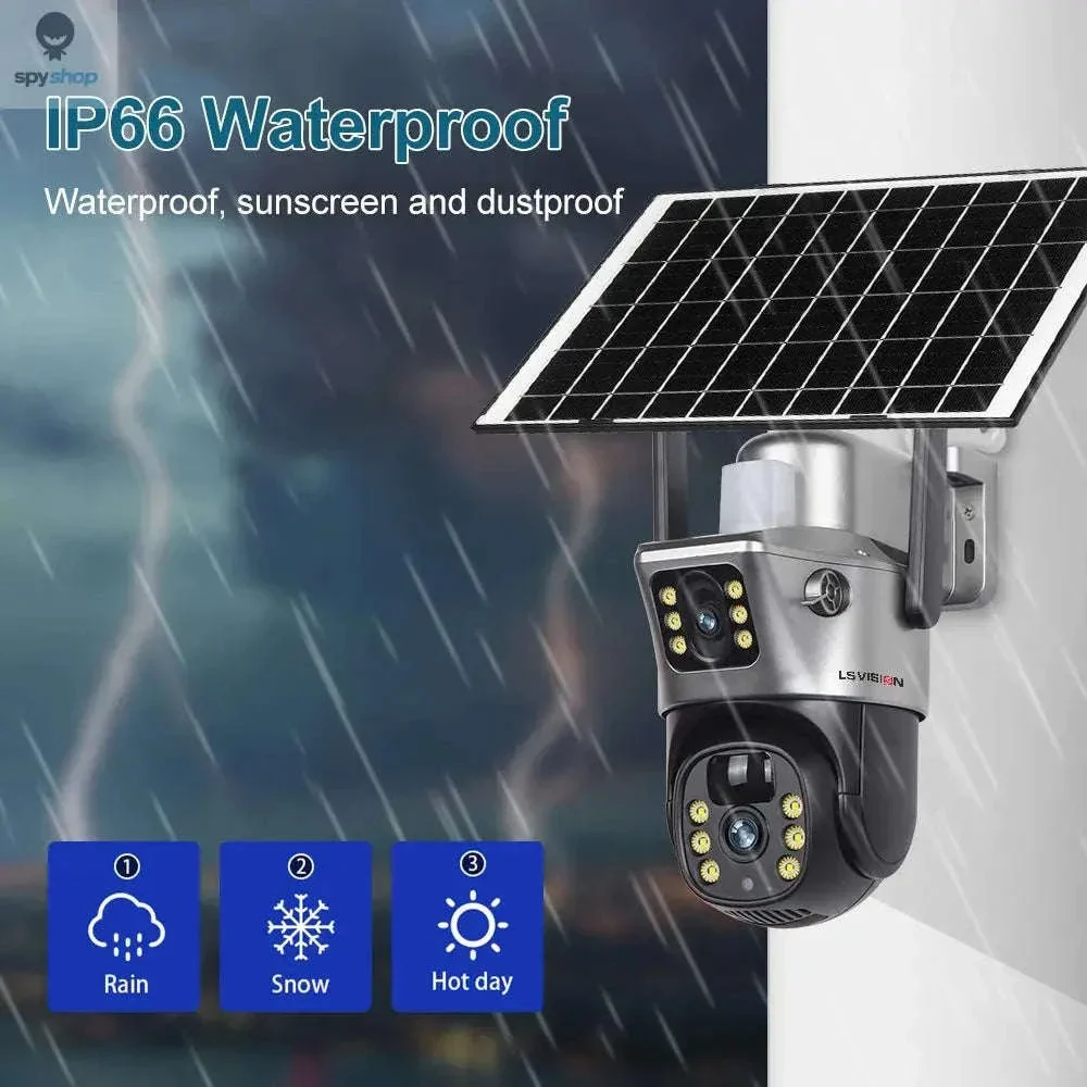 4G Solar Security Camera with Dual-Lens 4K Outdoor Surveillance - Image 7