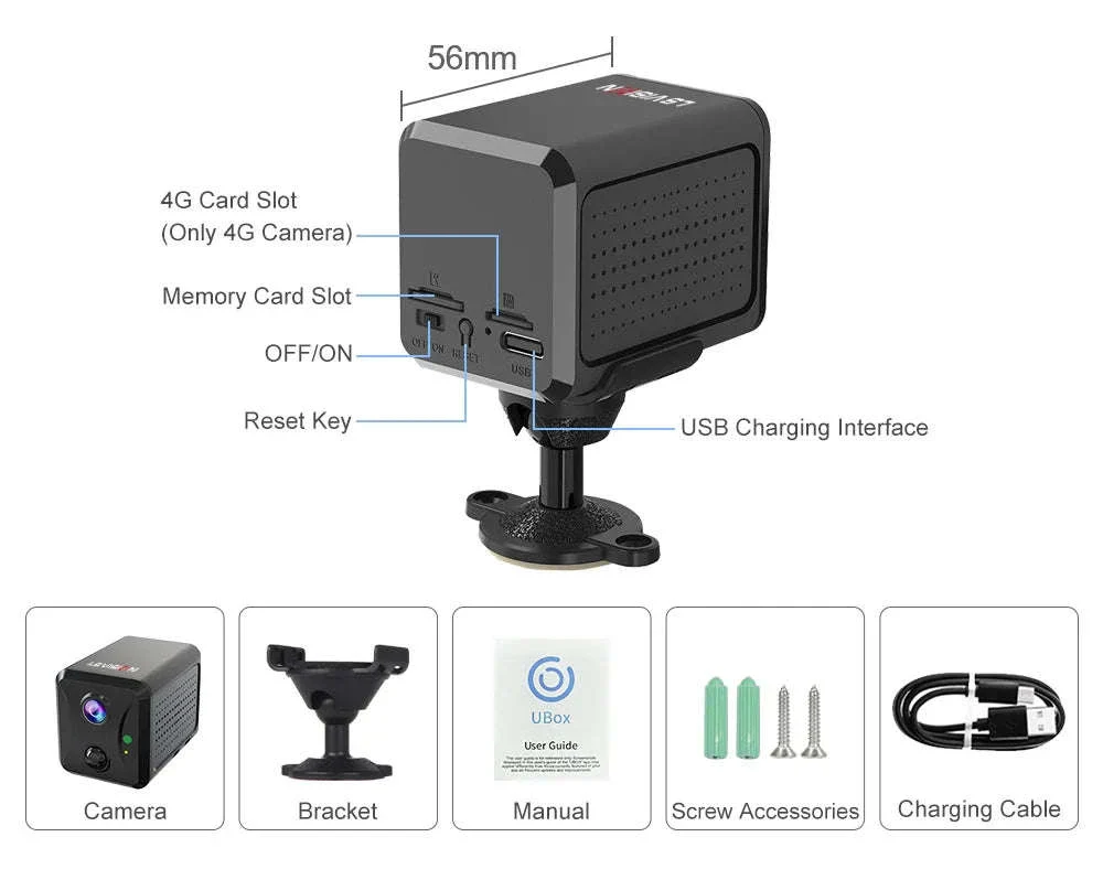 Mini 4G/WiFi Security Camera with 5MP HD, Night Vision & Battery - Image 21