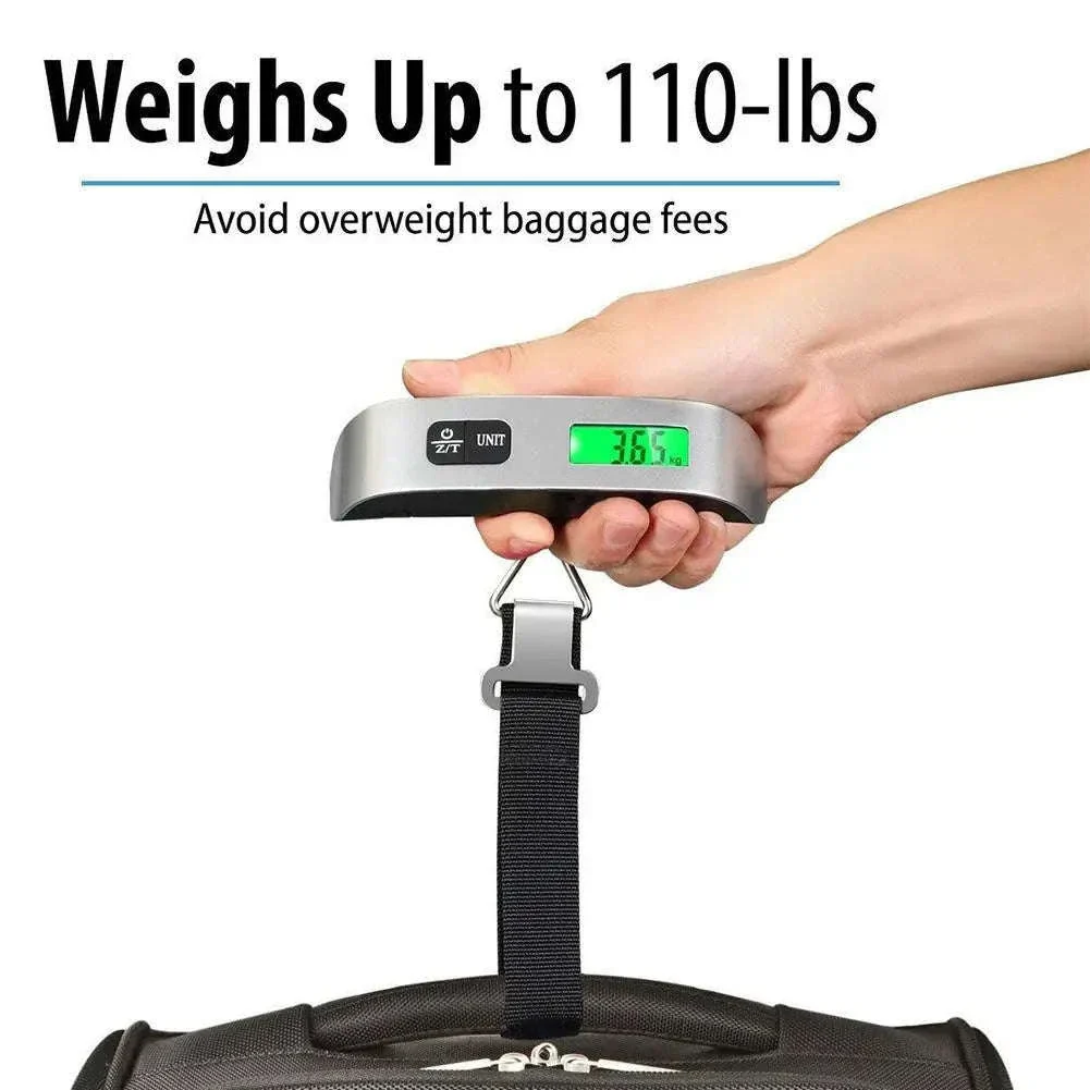 Digital Luggage Scale 110lb/50kg with LCD Display - Image 12