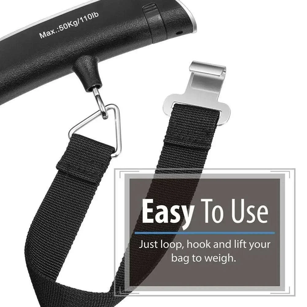 Digital Luggage Scale 110lb/50kg with LCD Display - Image 14