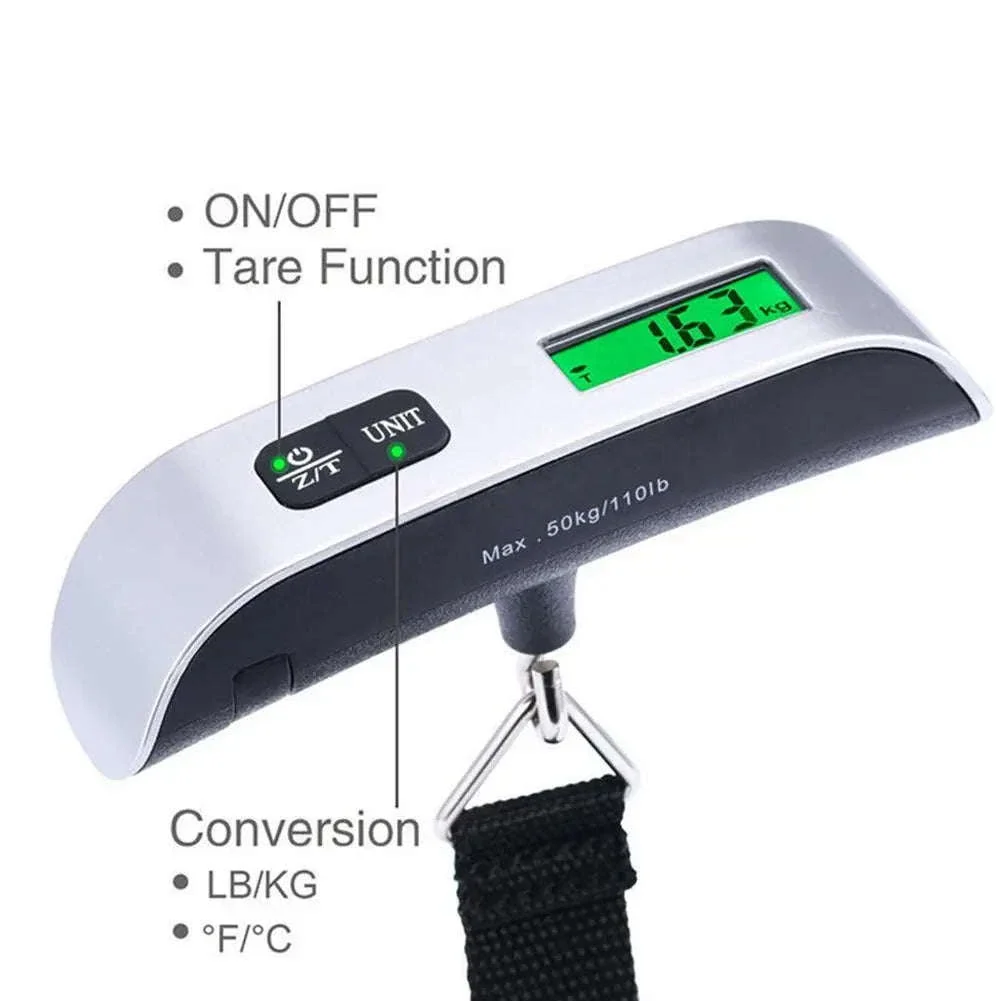 Digital Luggage Scale 110lb/50kg with LCD Display - Image 8
