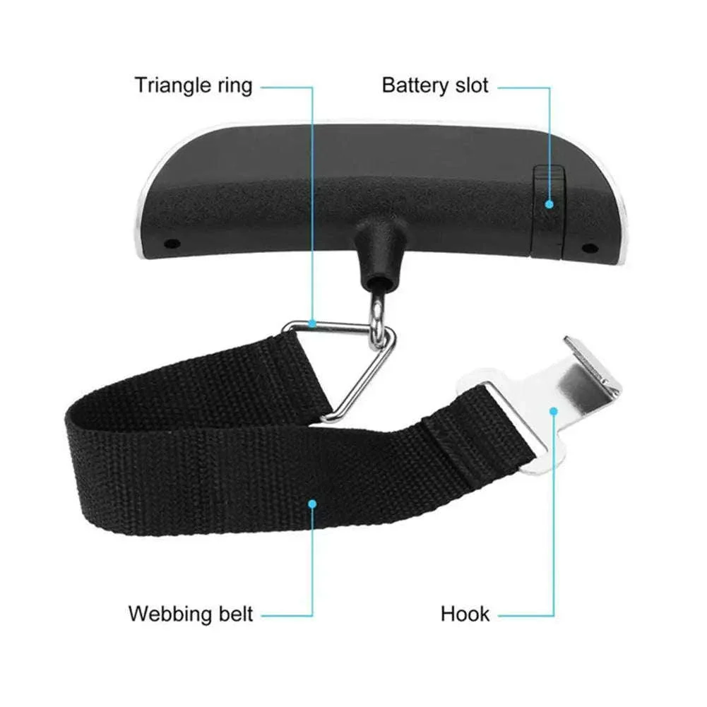 Digital Luggage Scale 110lb/50kg with LCD Display - Image 9
