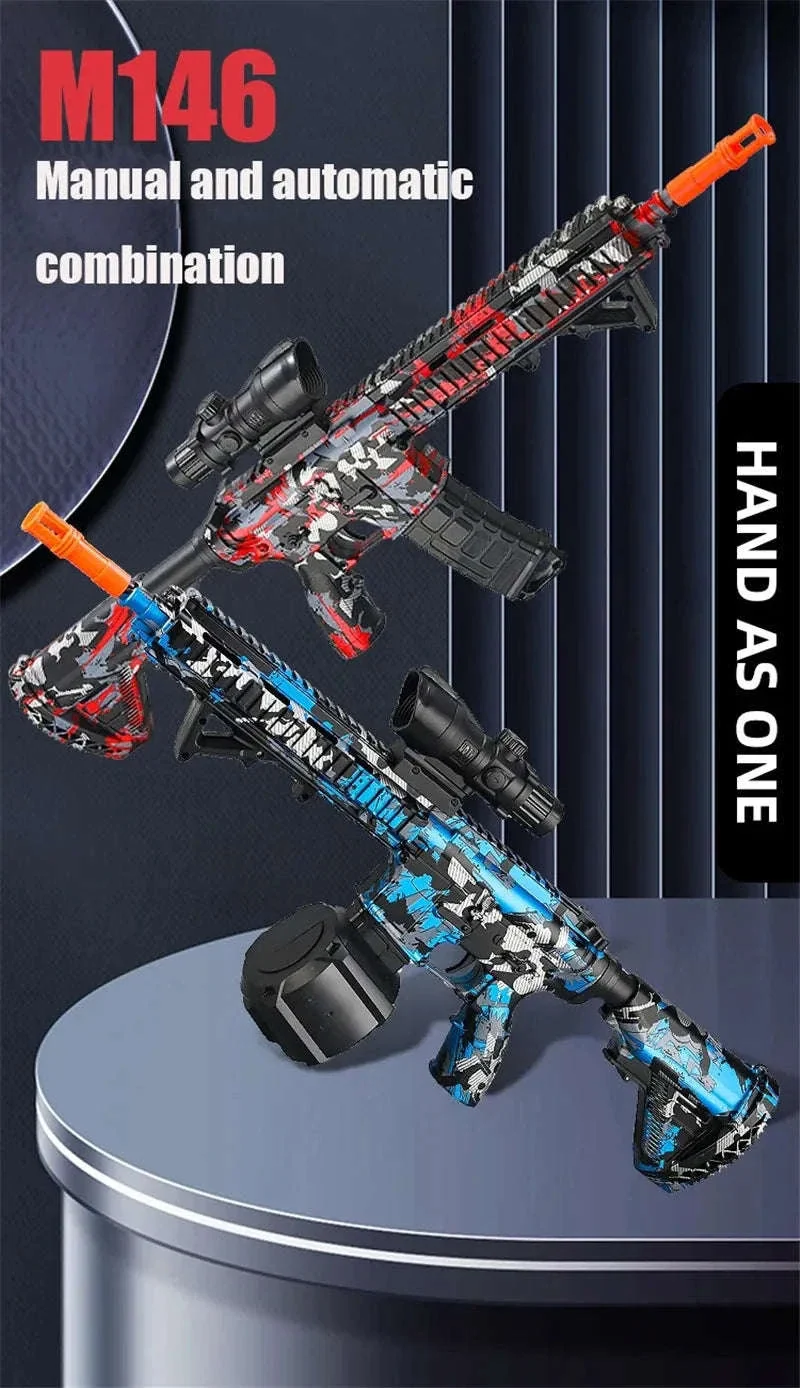 M416 Gel Ball Blaster with Dual Magazines and Safety Gear - Image 5