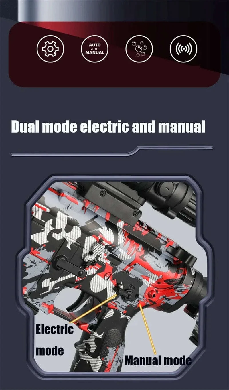 M416 Gel Ball Blaster with Dual Magazines and Safety Gear - Image 6