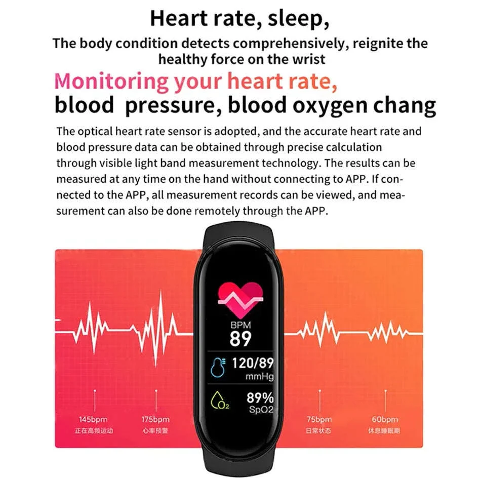 M6 Fitness Smart Watch for Activity, Sleep and Daily Alerts - Image 13