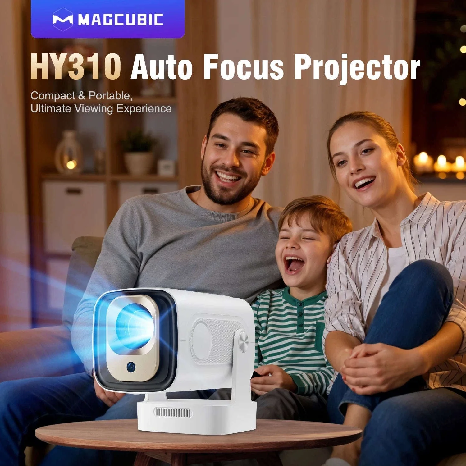 Magcubic HY310 Auto Focus 1080P Projector with 4K Support - Image 8