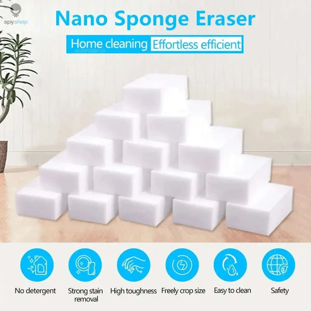 Melamine Cleaning Sponge Pack for Fast, Chemical-Free Cleaning - Image 2