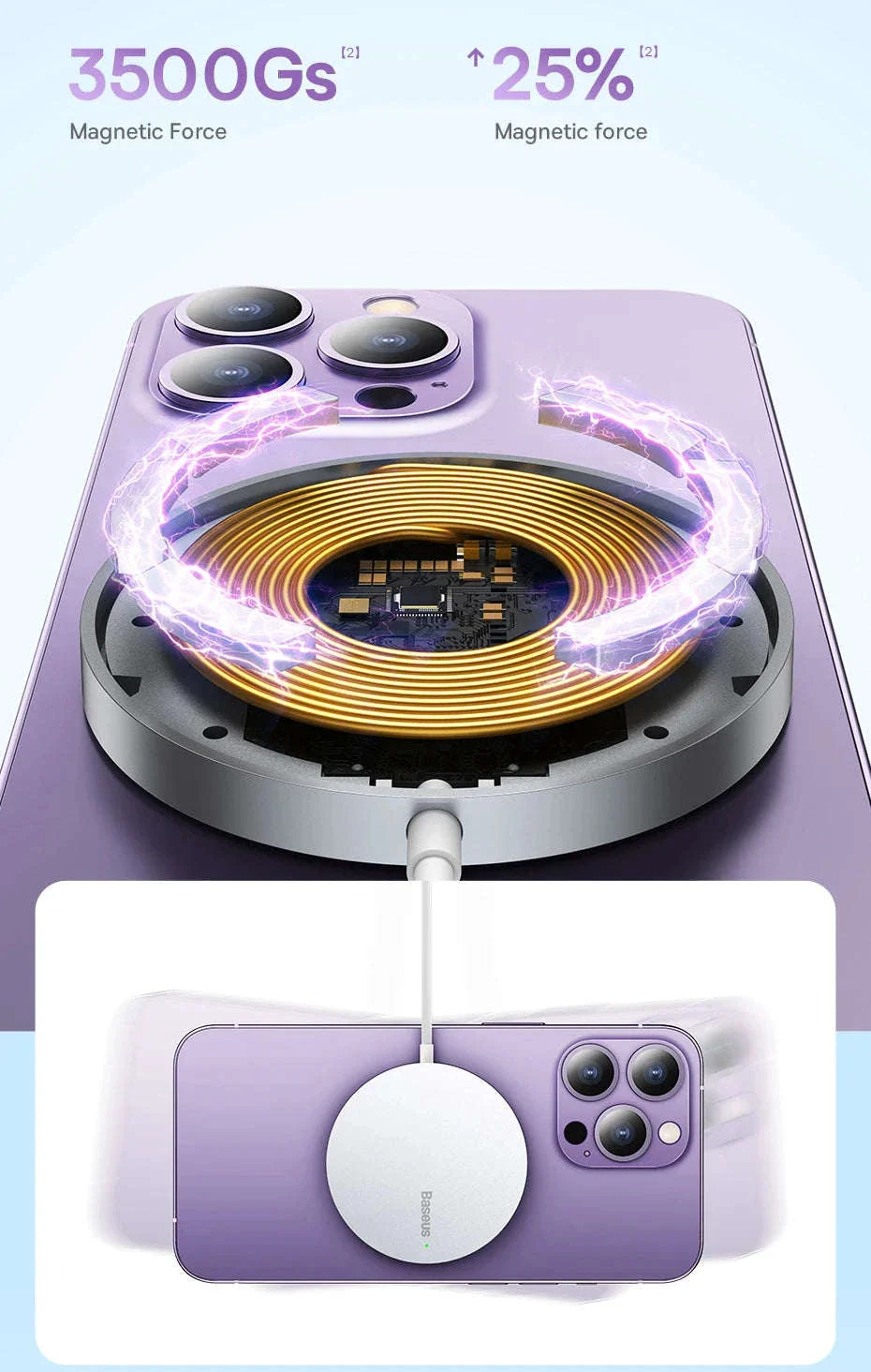 Magnetic 15W Wireless Charger Pad for iPhone 12–15 Series - Image 16