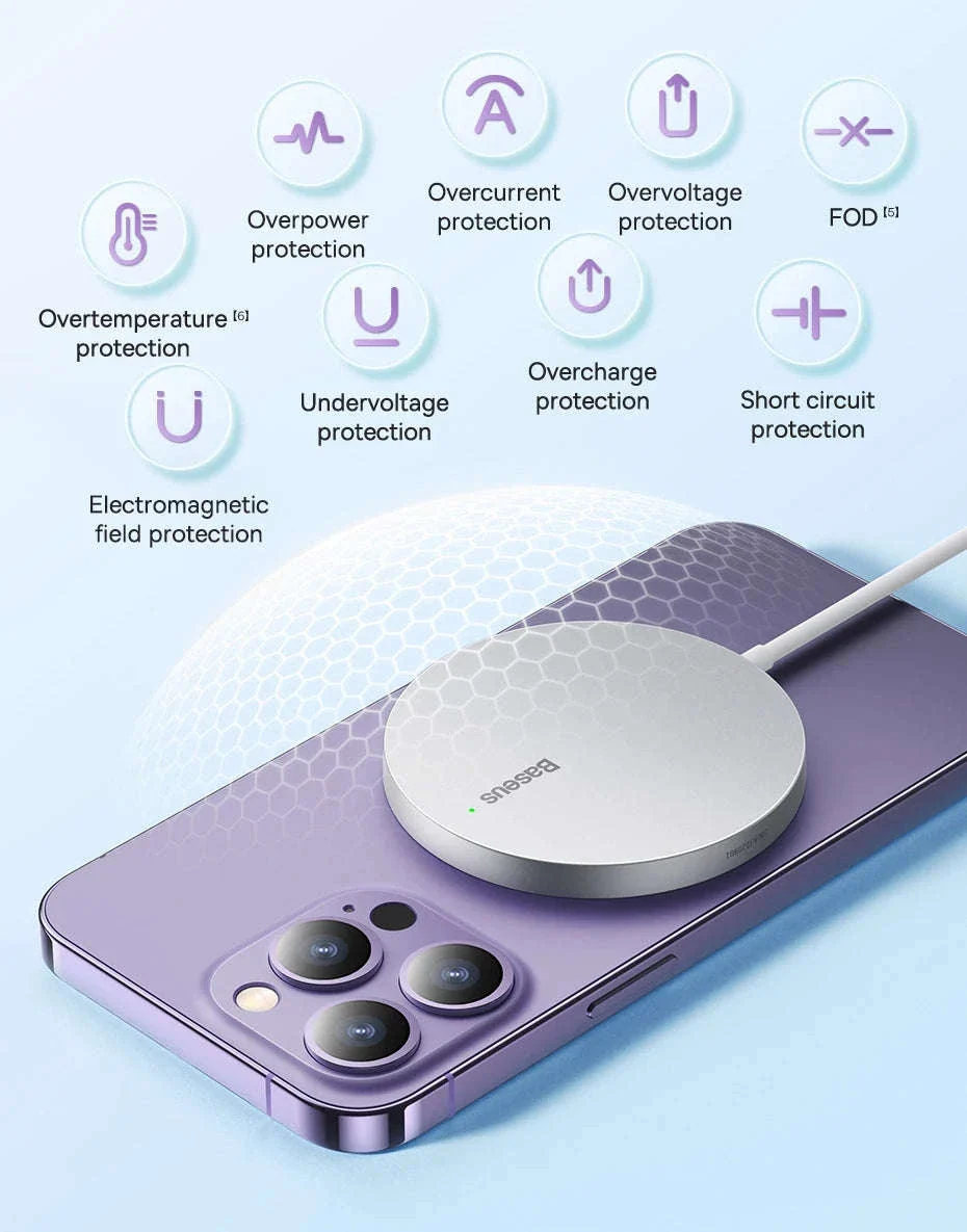 Magnetic 15W Wireless Charger Pad for iPhone 12–15 Series - Image 19