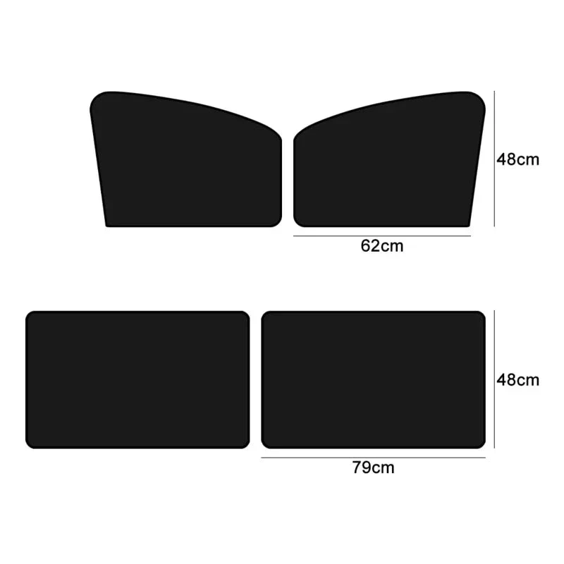 Magnetic Car Sunshade UV Protection Curtain - Image 6