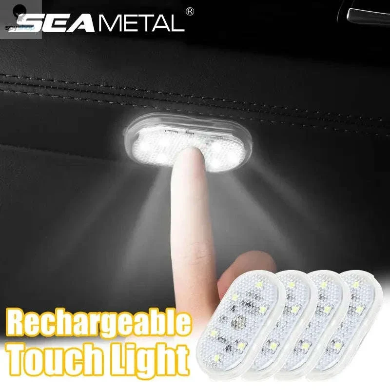 Mini Magnetic Car Touch Light – Touch-Activated LED Interior Light