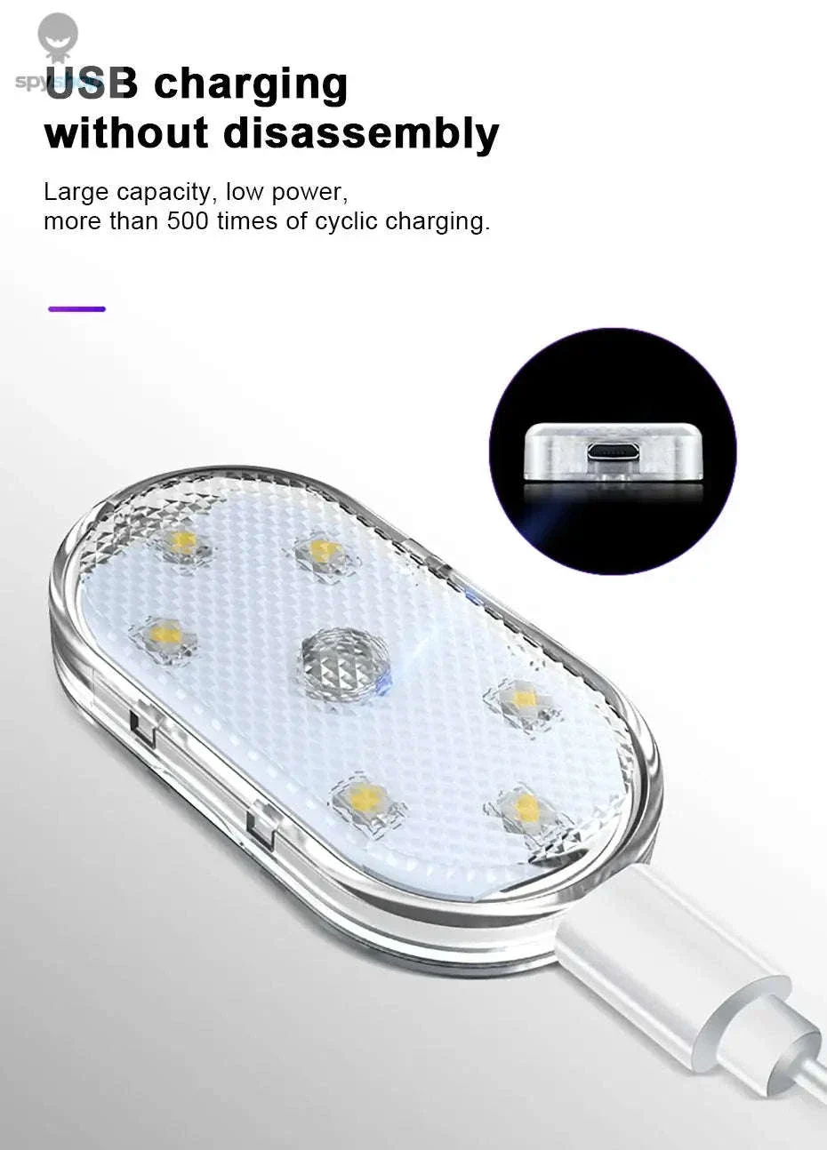 Mini Magnetic Car Touch Light – Touch-Activated LED Interior Light - Image 13