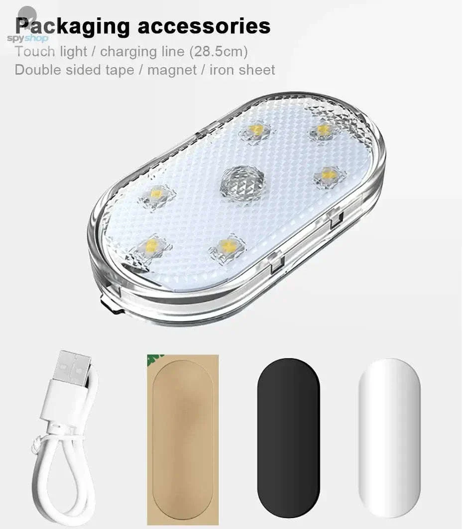Mini Magnetic Car Touch Light – Touch-Activated LED Interior Light - Image 16