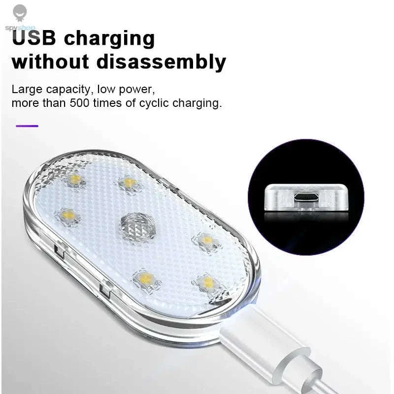 Mini Magnetic Car Touch Light – Touch-Activated LED Interior Light - Image 2