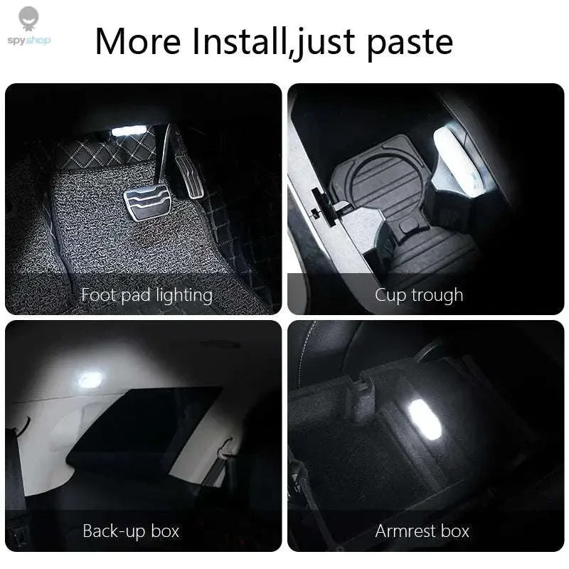 Mini Magnetic Car Touch Light – Touch-Activated LED Interior Light - Image 3