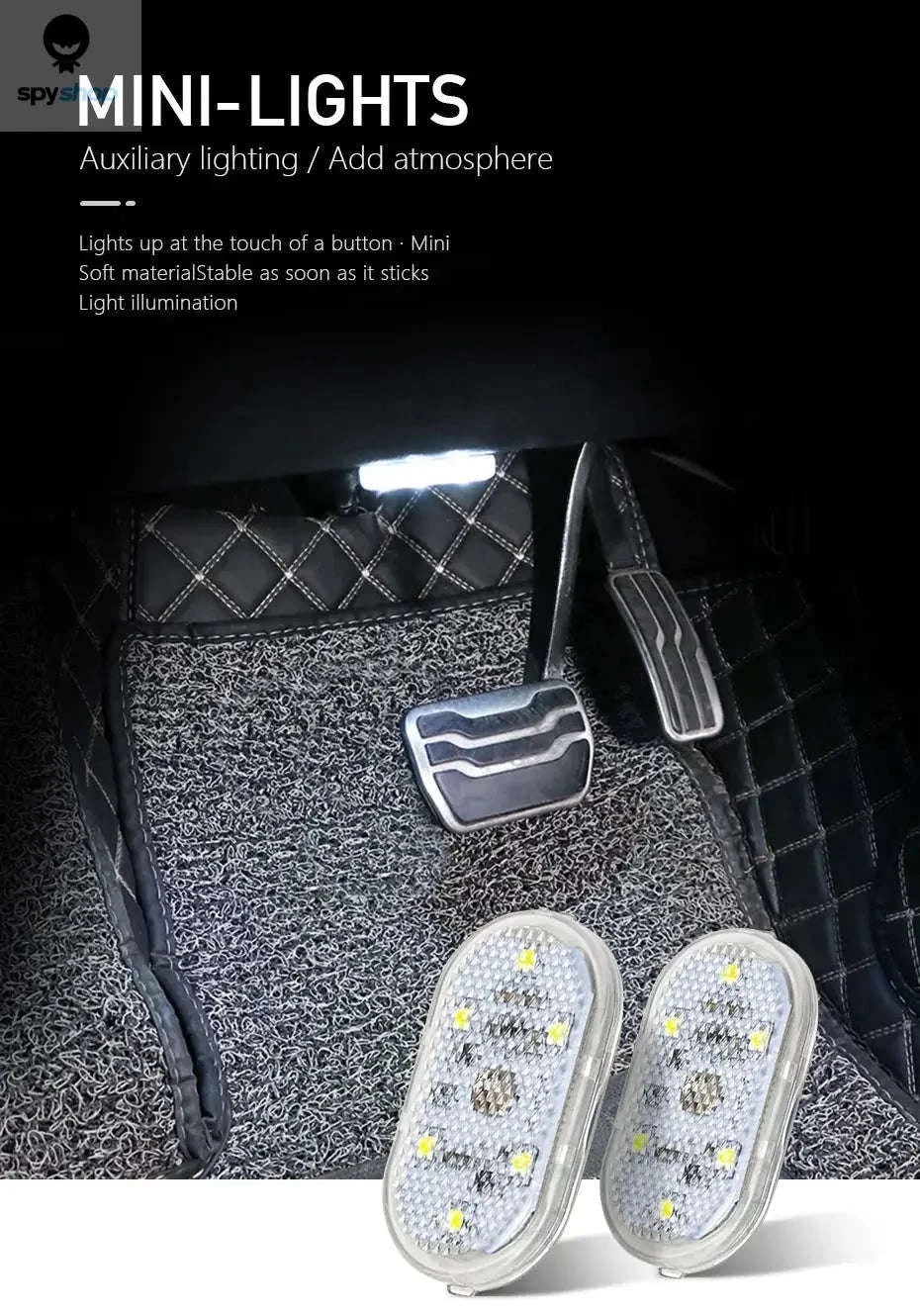 Mini Magnetic Car Touch Light – Touch-Activated LED Interior Light - Image 7