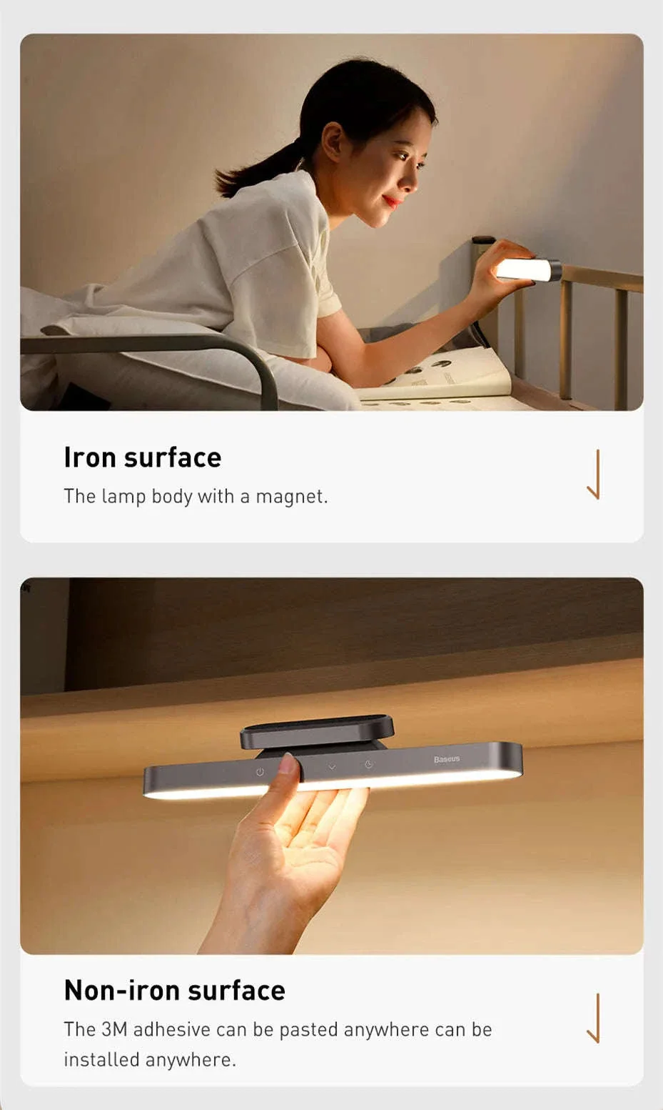 Magnetic LED Night Light with Stepless Dimming & 24H Battery - Image 11