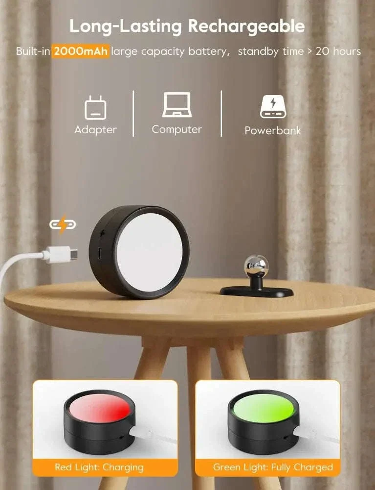 Magnetic LED Wall Light with Remote Control and 360° Rotation - Image 16
