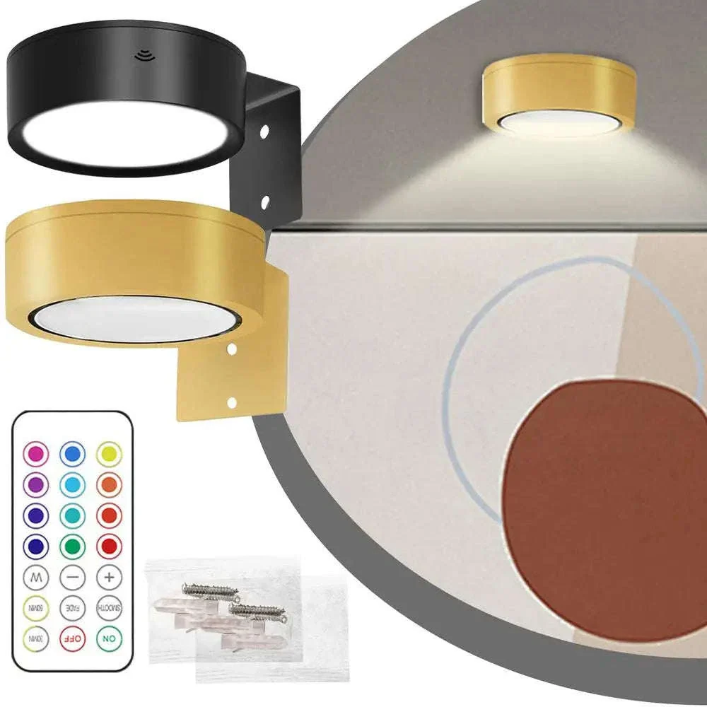 Magnetic LED Wall Light with Remote Control and 360° Rotation - Image 29