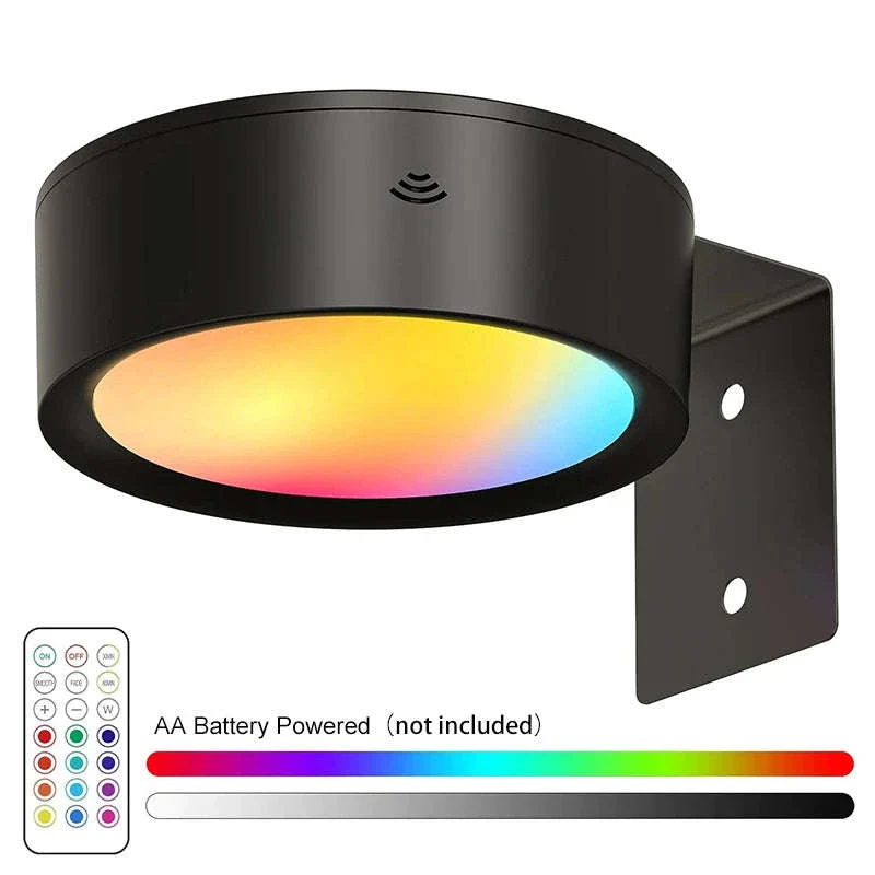 Magnetic LED Wall Light with Remote Control and 360° Rotation - Image 36