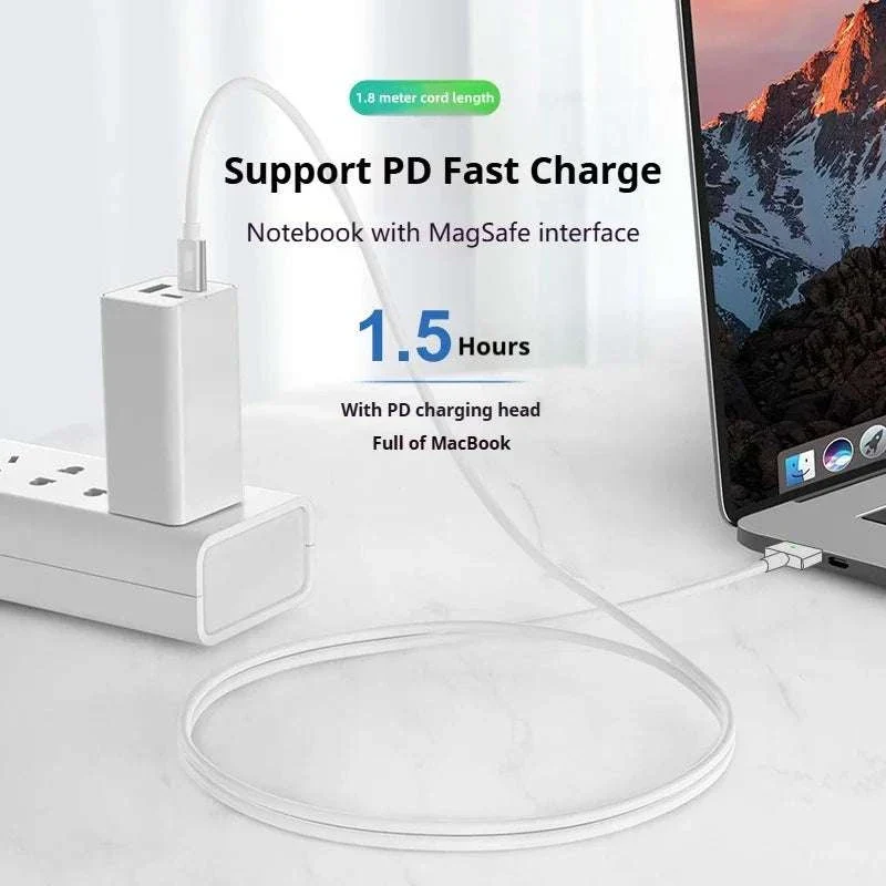 USB-C to MagSafe Cable for MacBook Air/Pro 45W 60W 85W - Image 8