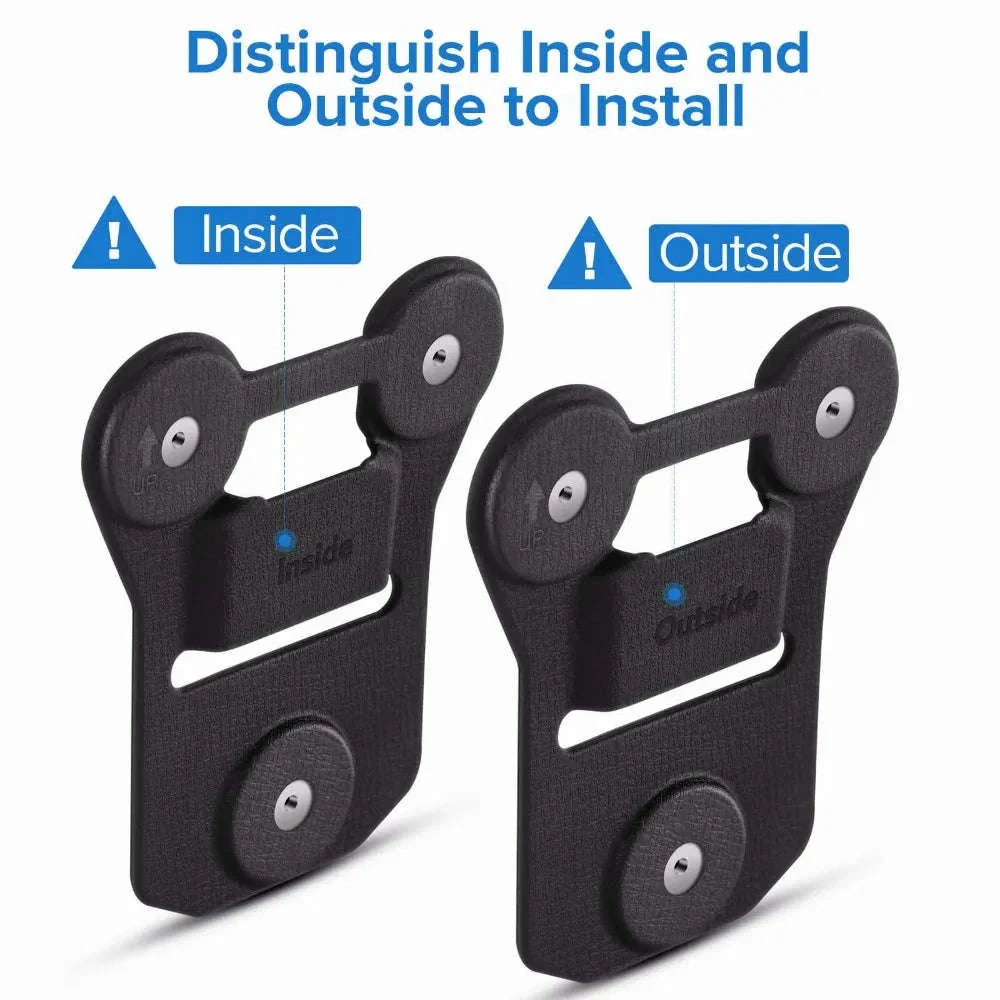 Magnetic Suction Back Clip for Body-Worn Cameras Secure Dual Magnet Hold - Image 10