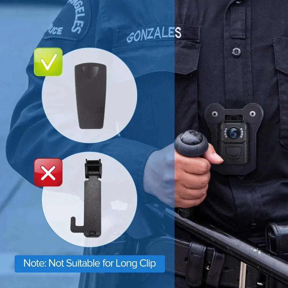 Magnetic Suction Back Clip for Body-Worn Cameras Secure Dual Magnet Hold - Image 12