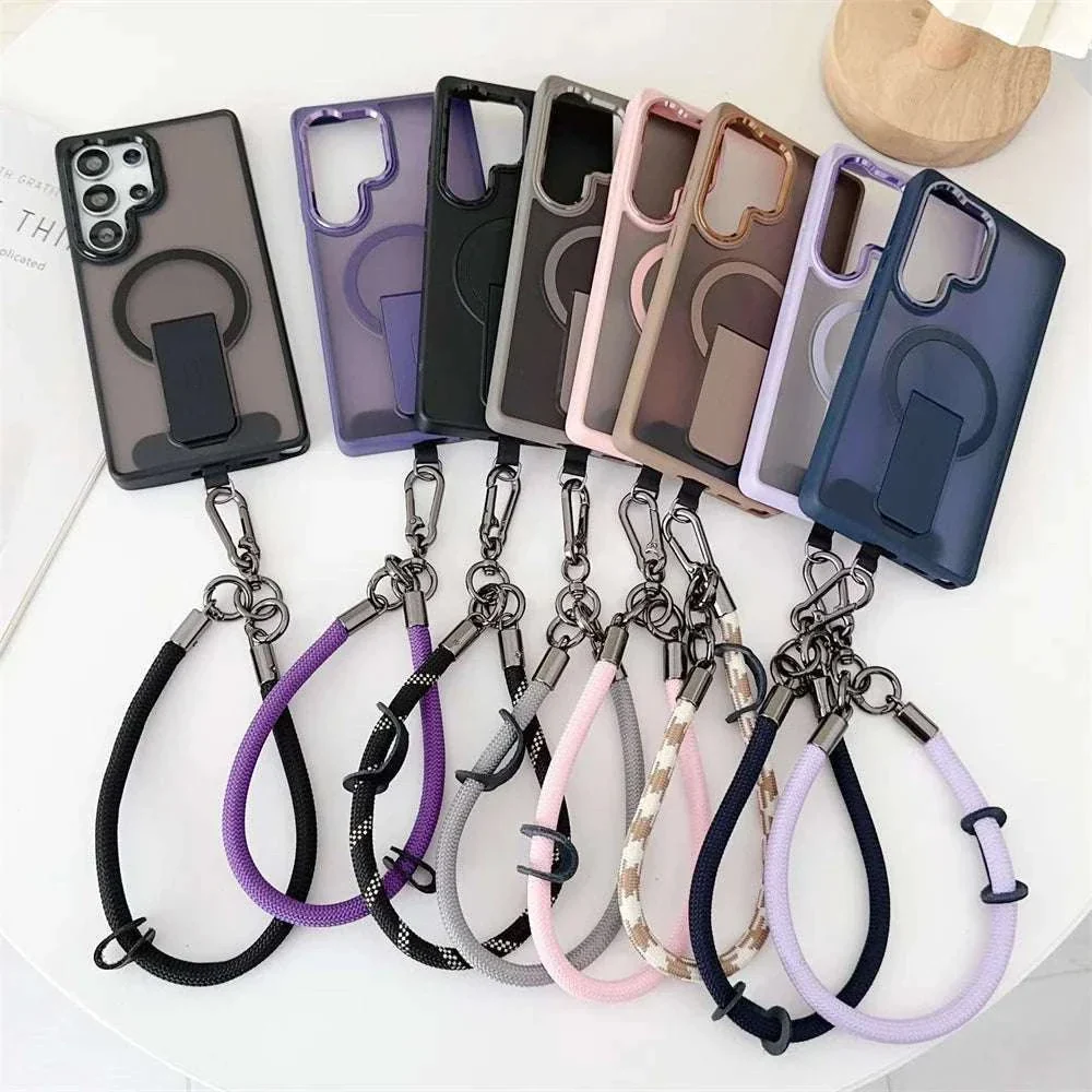 Magnetic Wireless Charging Samsung Galaxy Case with Lanyard - Image 2