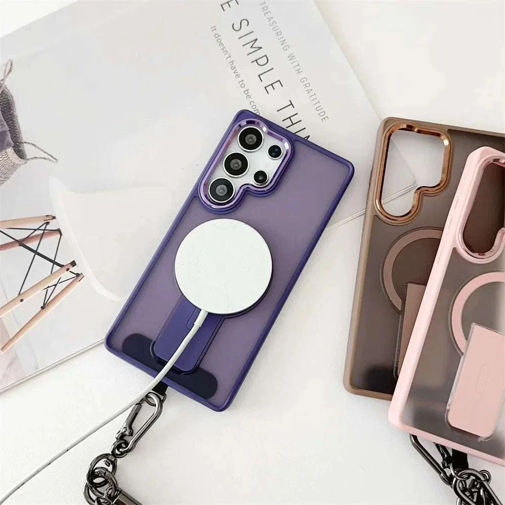 Magnetic Wireless Charging Samsung Galaxy Case with Lanyard - Image 7
