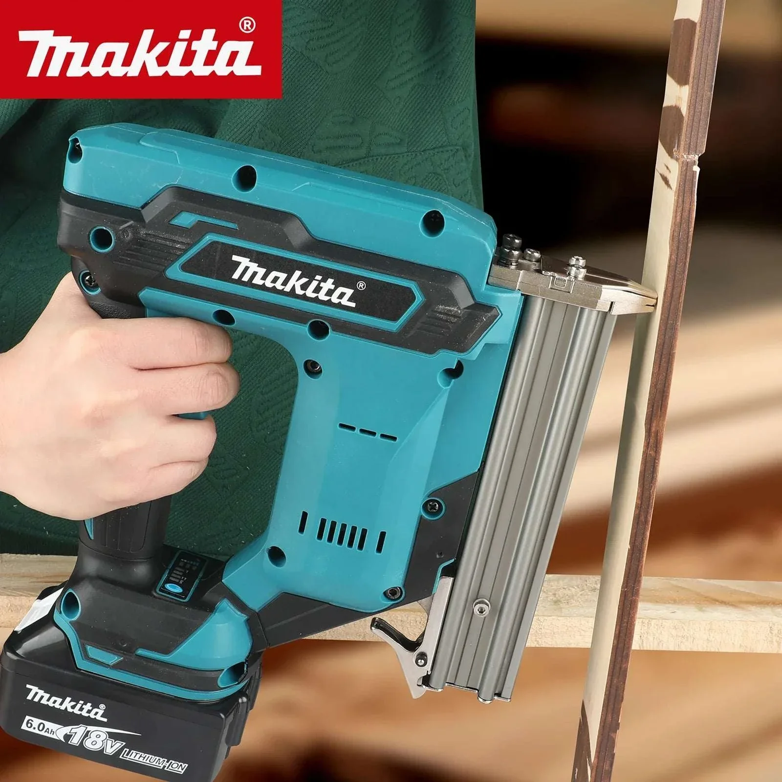 Cordless Nail Gun 10–30mm 100-Nail Capacity High-Speed Woodworking Tool - Image 6