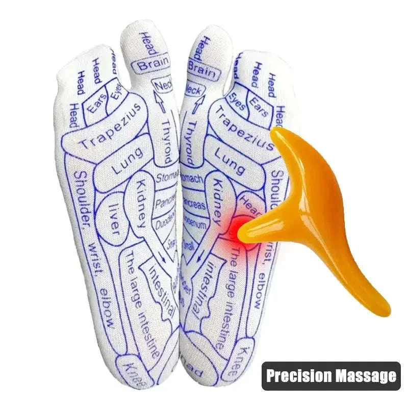 Acupressure Foot Massage Socks with Reflexology Zones - Image 11